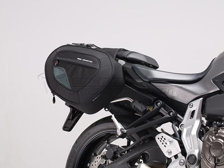 Zadeltassenset SW-Motech Blaze Yamaha MT-07-FZ-07 &#039;14- Zwart