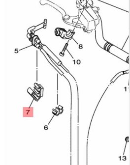 Yamaha klem voor gaskabel 39P-2627E-00