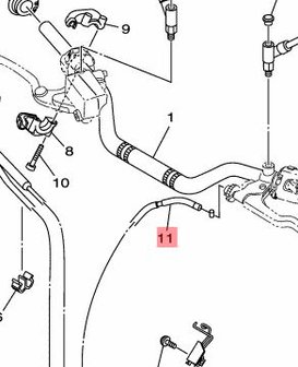 Yamaha koppelingskabel 1WS-26335-00-00