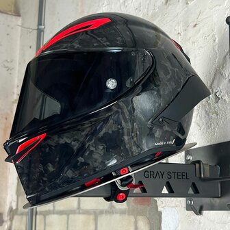 X7 helmet &amp; gear wall mount Matt Black