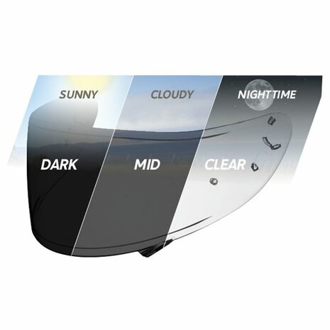 SHOEI VIZIER PHOTOCHROMIC CWR-F2 