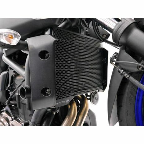 RADIATORCOVER ZWART EVOTECH PERFORMANCE YAMAHA MT-07 '18-